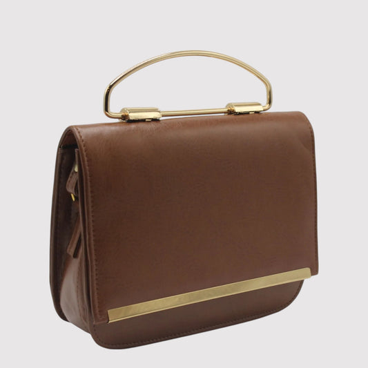 SSB - 004 ( Brown - Stylish Handbag )