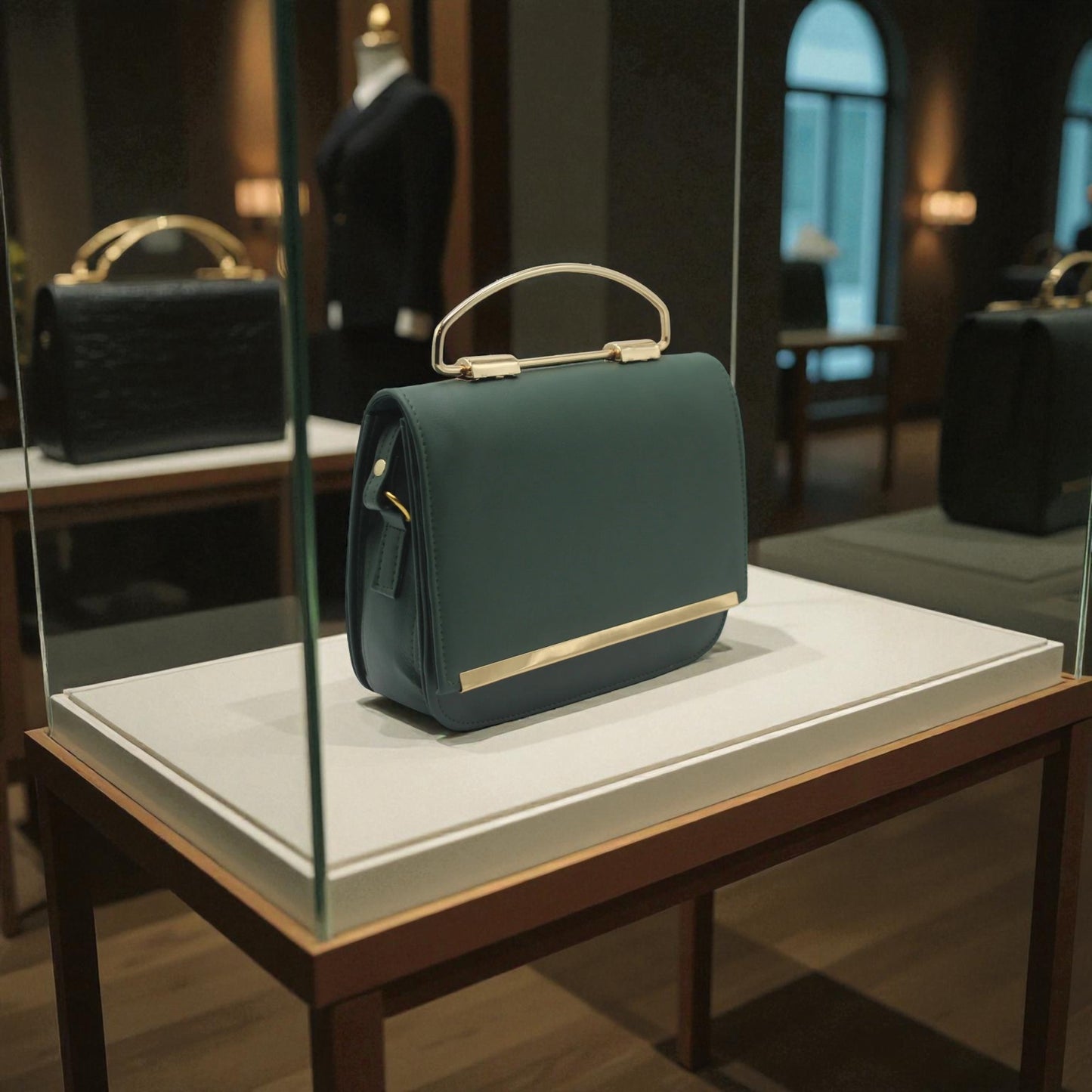 SSB - 004 ( Green - Stylish Handbag )