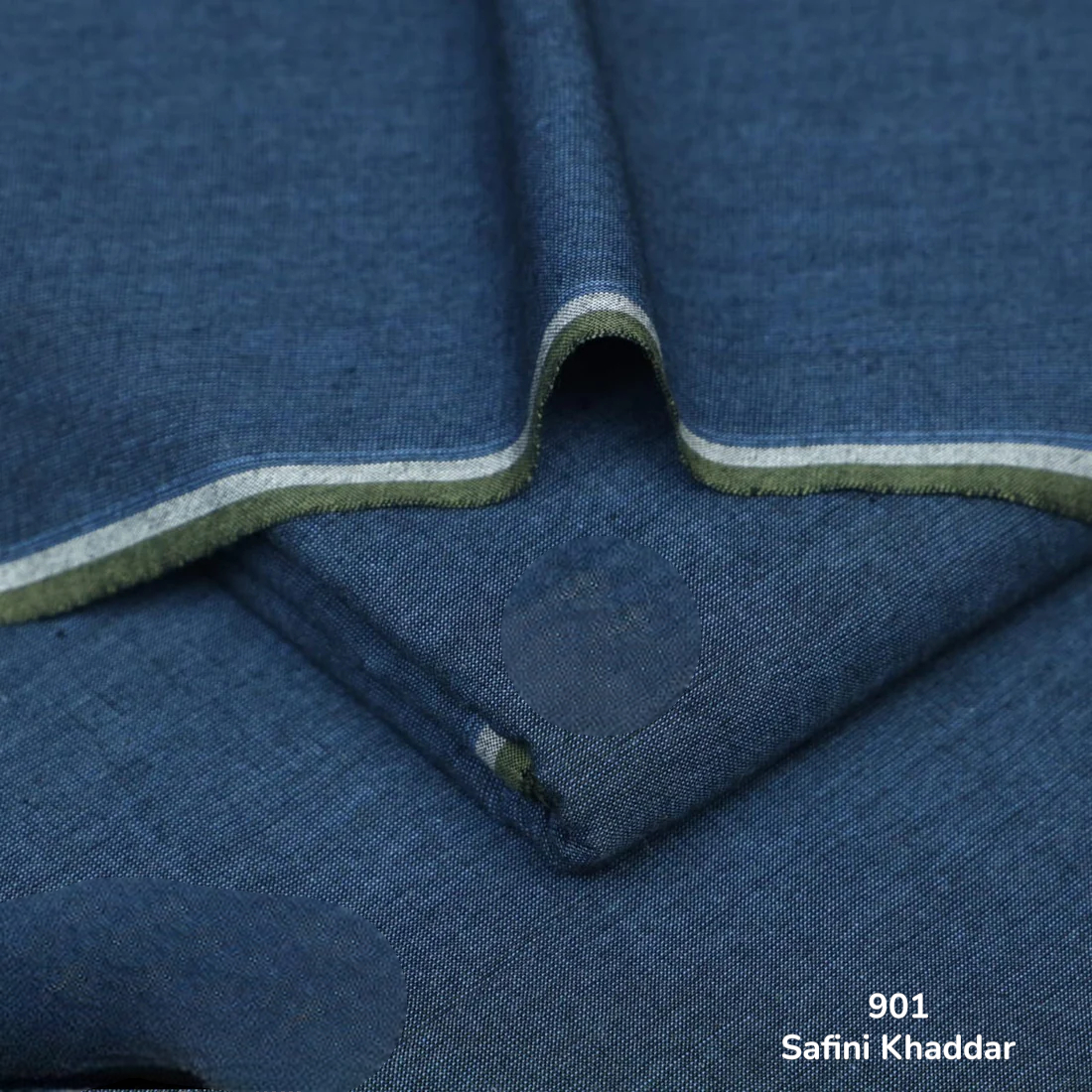 Elegant Blue Safini Khaddar ( SSS - 901 )
