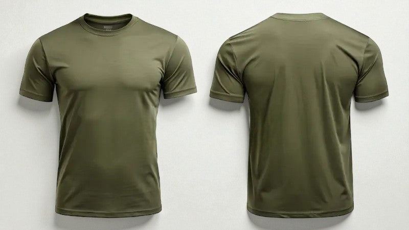 Commando Green Cotton T-Shirt ( SST - 002)