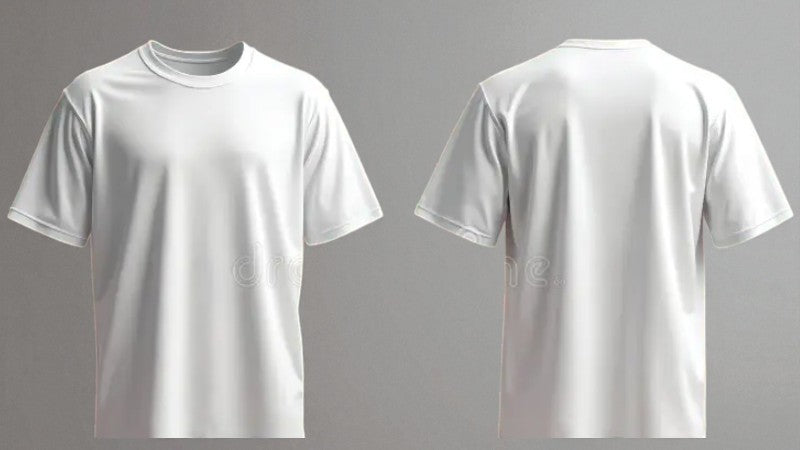 White Cotton T-Shirt ( SST - 006)