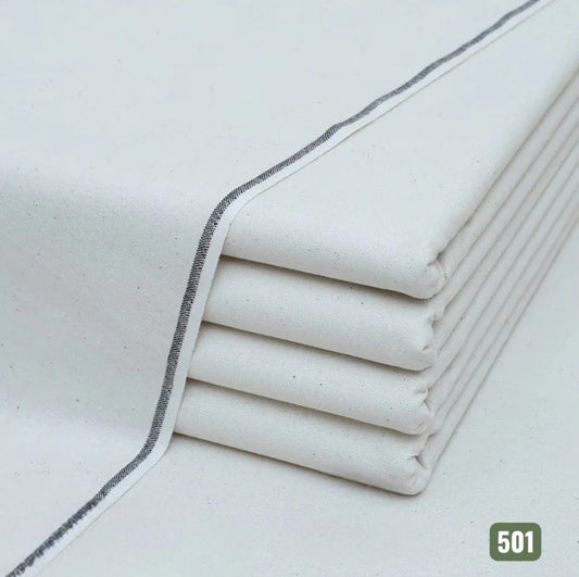 Pure White Karandi Khaddar ( SKK - 501 )