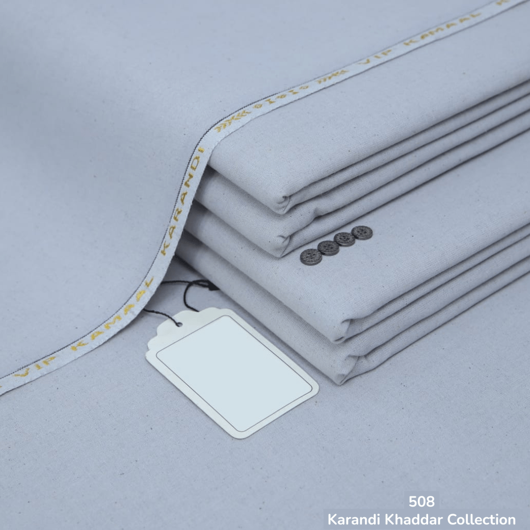 Greyish Blue Karandi Khaddar ( SKK - 508 )