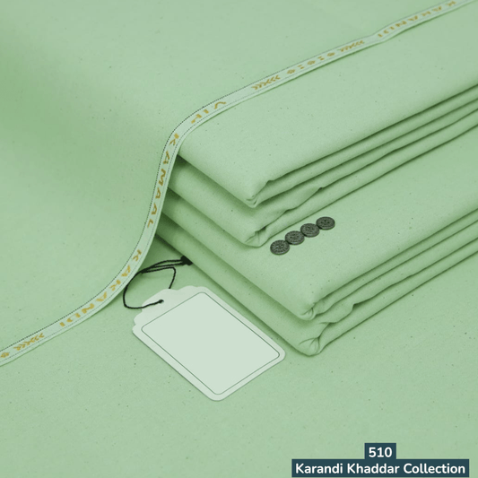 Tea Green Karandi Khaddar ( SKK - 510 )