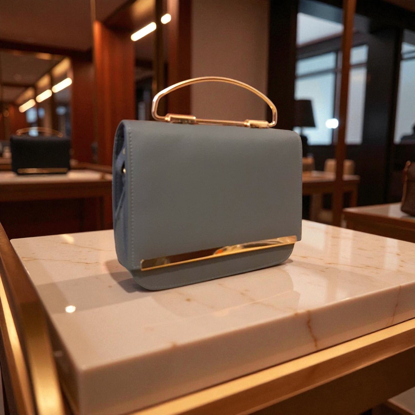 SSB - 004 ( Stone Grey - Stylish Handbag )