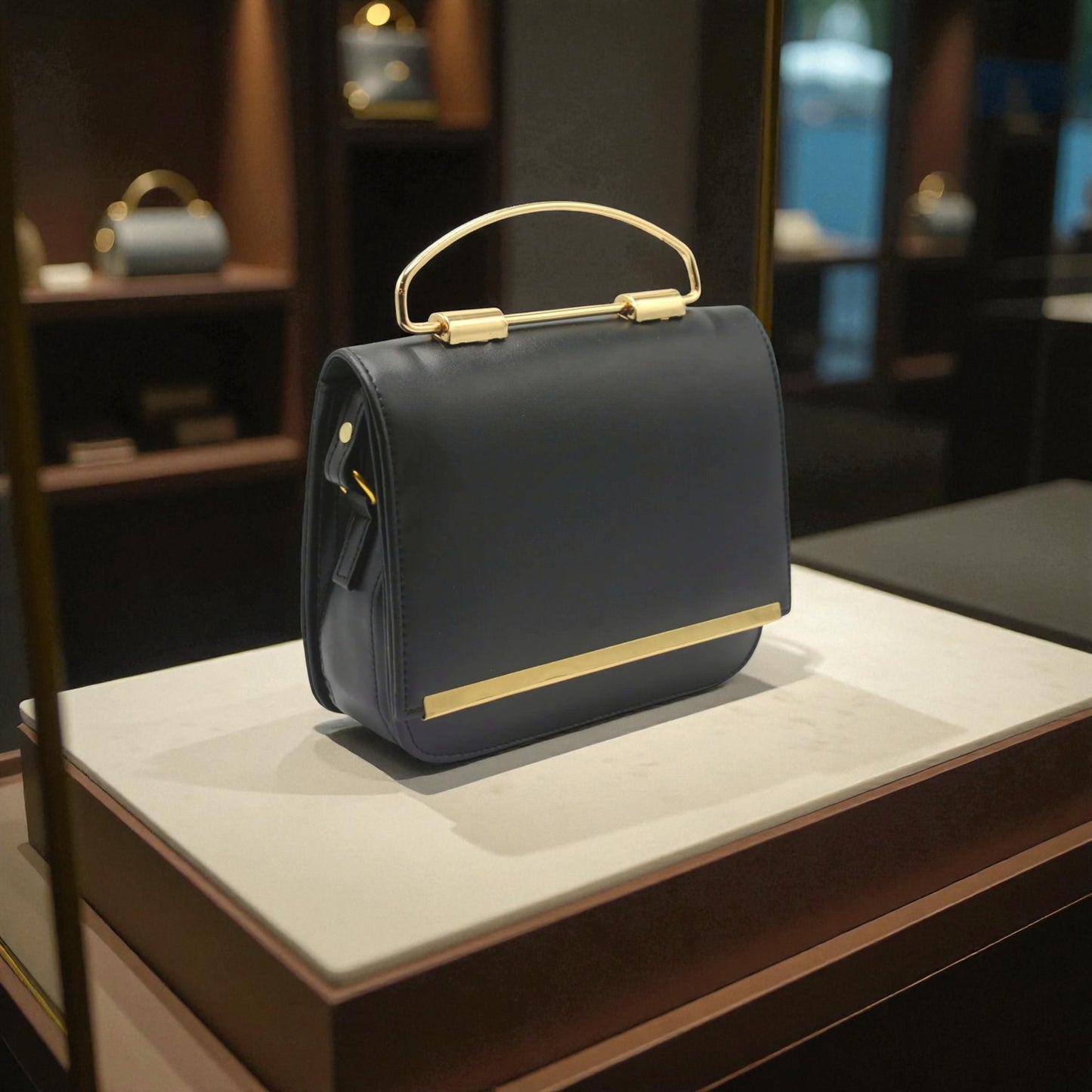 SSB - 004 ( Black - Stylish Handbag )