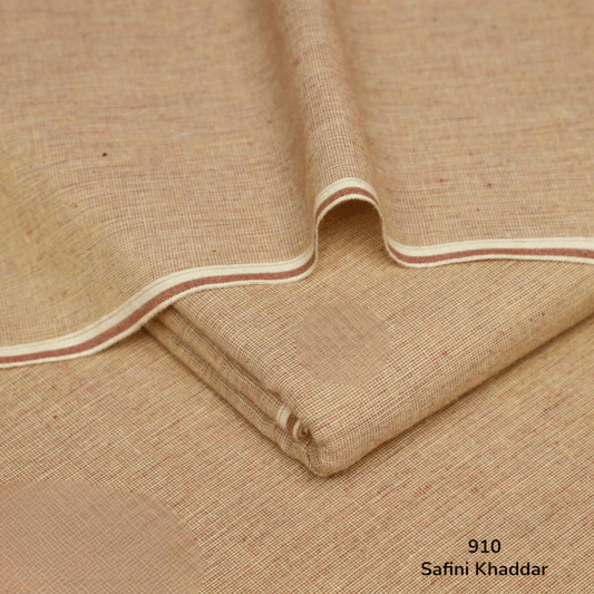 Gold Beige Safini Khaddar ( SSS - 910 )