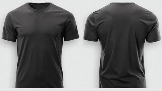 Black Cotton T-Shirt ( SST - 005)