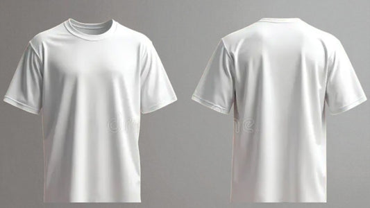 White Cotton T-Shirt ( SST - 006)